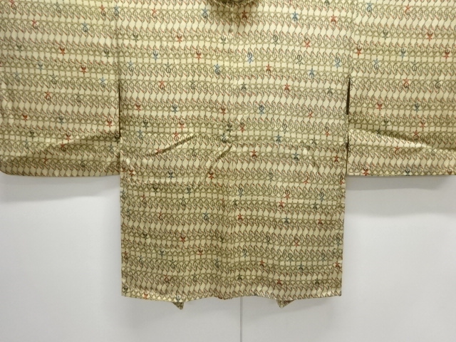 大正ロマン　型染抽象模様羽織